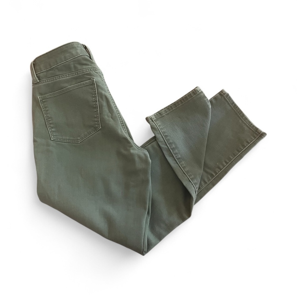 Talbots Sage Green Slim Ankle Curvy Jeans